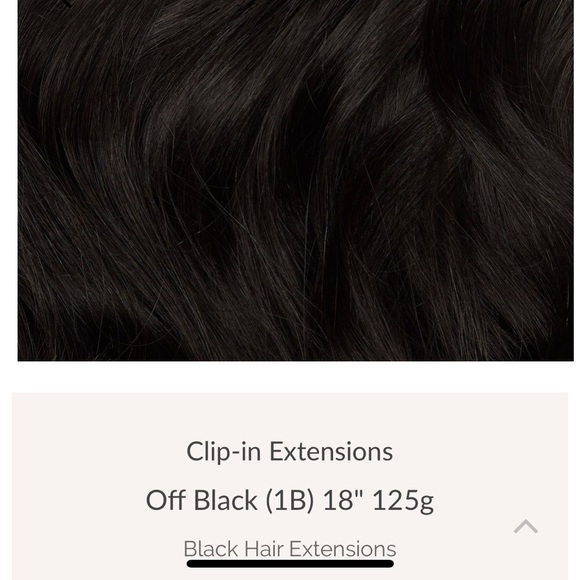 Off-Black Hair Extenions - Picture 1 of 1